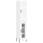 Tall white plywood highboard 34.5x34x180 cm by vidaXL, Sideboards - Ref: Foro24-3200393, Price: 110,85 €, Discount: %