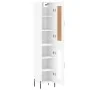 Tall white plywood highboard 34.5x34x180 cm by vidaXL, Sideboards - Ref: Foro24-3200393, Price: 110,85 €, Discount: %