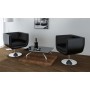 Taburete de bar 2 unidades cuero artificial negro de vidaXL, Sillones - Ref: Foro24-160440, Precio: 323,32 €, Descuento: %