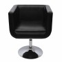 Taburete de cocina cuero sintético negro de vidaXL, Sillones - Ref: Foro24-240041, Precio: 164,74 €, Descuento: %