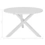 Mesa de comedor MDF blanca 120x75 cm de vidaXL, Mesas de cocina y de comedor - Ref: Foro24-247632, Precio: 242,36 €, Descuent...