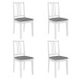 Juego de muebles de comedor 5 piezas MDF blanco de vidaXL, muebles para cocinas y comedores - Ref: Foro24-276403, Precio: 472...