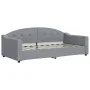 Sofá cama tela gris claro 90x190 cm de vidaXL, Camas y somieres - Ref: Foro24-354193, Precio: 181,03 €, Descuento: %