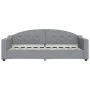 Sofá cama tela gris claro 90x190 cm de vidaXL, Camas y somieres - Ref: Foro24-354193, Precio: 181,03 €, Descuento: %
