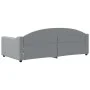 Sofá cama tela gris claro 90x190 cm de vidaXL, Camas y somieres - Ref: Foro24-354193, Precio: 181,03 €, Descuento: %