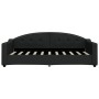 Sofá cama tela negro 90x190 cm de vidaXL, Camas y somieres - Ref: Foro24-354195, Precio: 186,45 €, Descuento: %