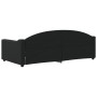 Sofá cama tela negro 90x190 cm de vidaXL, Camas y somieres - Ref: Foro24-354195, Precio: 186,45 €, Descuento: %