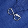 Toldo de vela triangular HDPE azul 160 g/m² 4,5x4,5x4,5 m en Sombrillas | Comprar online en Foru.es