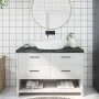 Encimera de baño madera tratada marrón oscuro 120x40x(2-6) cm de vidaXL, Encimeras - Ref: Foro24-3156236, Precio: 85,96 €, De...