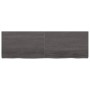 Encimera de baño madera tratada marrón oscuro 160x50x(2-6) cm de vidaXL, Encimeras - Ref: Foro24-3156254, Precio: 130,92 €, D...