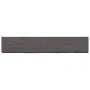 Badezimmerarbeitsplatte aus dunkelbraun behandeltem Holz, 160 x 30 x (2–6) cm von vidaXL, Arbeitsplatten - Ref: Foro24-315625...