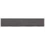 Encimera de baño madera tratada marrón oscuro 160x30x(2-6) cm de vidaXL, Encimeras - Ref: Foro24-3156250, Precio: 91,44 €, De...