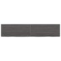 Encimera de baño madera tratada marrón oscuro 140x30x(2-6) cm de vidaXL, Encimeras - Ref: Foro24-3156242, Precio: 81,82 €, De...
