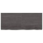 Encimera de baño madera tratada marrón oscuro 120x50x(2-6) cm de vidaXL, Encimeras - Ref: Foro24-3156238, Precio: 101,28 €, D...