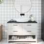 Encimera de baño madera tratada marrón oscuro 120x50x(2-4) cm de vidaXL, Encimeras - Ref: Foro24-3156237, Precio: 85,92 €, De...