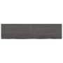 Encimera de baño madera tratada marrón oscuro 160x40x(2-6) cm de vidaXL, Encimeras - Ref: Foro24-3156252, Precio: 112,20 €, D...