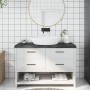 Encimera de baño madera tratada marrón oscuro 120x60x(2-6) cm de vidaXL, Encimeras - Ref: Foro24-3156240, Precio: 117,96 €, D...