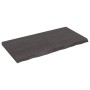 Encimera de baño madera tratada marrón oscuro 120x60x(2-6) cm de vidaXL, Encimeras - Ref: Foro24-3156240, Precio: 117,96 €, D...