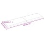 Encimera de baño madera tratada marrón oscuro 160x50x(2-4) cm de vidaXL, Encimeras - Ref: Foro24-3156253, Precio: 111,32 €, D...