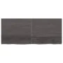 Badezimmerarbeitsplatte aus dunkelbraun behandeltem Holz, 140 x 60 x (2-4) cm von vidaXL, Arbeitsplatten - Ref: Foro24-315624...