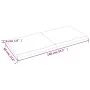Badezimmerarbeitsplatte aus dunkelbraun behandeltem Holz, 140 x 60 x (2-4) cm von vidaXL, Arbeitsplatten - Ref: Foro24-315624...