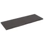 Badezimmerarbeitsplatte aus dunkelbraun behandeltem Holz, 140x50x(2-4) cm von vidaXL, Arbeitsplatten - Ref: Foro24-3156245, P...