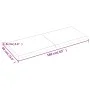 Badezimmerarbeitsplatte aus dunkelbraun behandeltem Holz, 160 x 60 x (2–6) cm von vidaXL, Arbeitsplatten - Ref: Foro24-315625...