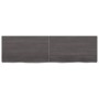 Encimera de baño madera tratada marrón oscuro 140x40x(2-6) cm de vidaXL, Encimeras - Ref: Foro24-3156244, Precio: 98,26 €, De...
