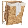 Cesto de ropa sucia jacinto agua 44x34x64 cm de vidaXL, Cestas para ropa - Ref: Foro24-355186, Precio: 82,07 €, Descuento: %
