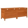 Arcón de jardín madera maciza abeto marrón 150x50x56,5 cm de vidaXL, Cajas de almacenaje para exteriores - Ref: Foro24-364759...