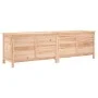Arcón de jardín madera maciza abeto 198,5x50x56,5 cm de vidaXL, Cajas de almacenaje para exteriores - Ref: Foro24-364760, Pre...