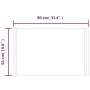 Espejo de baño con LED 80x50 cm en Espejos | Comprar online en Foru.es