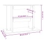 Soporte para acuario madera ingeniería roble ahumado 80x35x60cm de vidaXL, Soportes para acuarios - Ref: Foro24-833580, Preci...