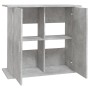 Soporte de acuario madera ingeniería gris hormigón 81x36x73 cm de vidaXL, Soportes para acuarios - Ref: Foro24-833603, Precio...