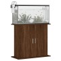 Soporte para acuario madera ingeniería marrón roble 81x36x73 cm de vidaXL, Soportes para acuarios - Ref: Foro24-833606, Preci...