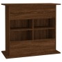 Soporte para acuario madera ingeniería marrón roble 81x36x73 cm de vidaXL, Soportes para acuarios - Ref: Foro24-833606, Preci...