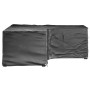 Funda para muebles de jardín forma de L 12 ojales 185x185x70 cm de vidaXL, Fundas para muebles de jardín - Ref: Foro24-319313...