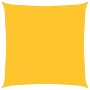 Toldo de vela cuadrado HDPE amarillo 160 g/m² 7x7 m en Sombrillas | Comprar online en Foru.es