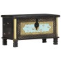 Baúl de almacenamiento madera de mango negro 80x40x45 cm de vidaXL, Baúles de almacenamiento - Ref: Foro24-286396, Precio: 22...