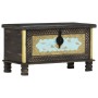 Baúl de almacenamiento madera de mango negro 80x40x45 cm de vidaXL, Baúles de almacenamiento - Ref: Foro24-286396, Precio: 22...