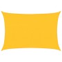 Toldo de vela rectangular HDPE amarillo 160 g/m² 3,5x5 m en Sombrillas | Comprar online en Foru.es