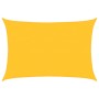 Toldo de vela rectangular HDPE amarillo 160 g/m² 4x5 m en Sombrillas | Comprar online en Foru.es