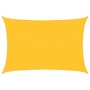 Toldo de vela rectangular HDPE amarillo 160 g/m² 5x6 m en Sombrillas | Comprar online en Foru.es