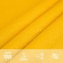 Toldo de vela rectangular HDPE amarillo 160 g/m² 5x6 m en Sombrillas | Comprar online en Foru.es