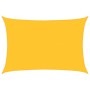 Toldo de vela rectangular HDPE amarillo 160 g/m² 5x7 m en Sombrillas | Comprar online en Foru.es