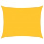 Toldo de vela rectangular HDPE amarillo 160 g/m² 6x7 m en Sombrillas | Comprar online en Foru.es