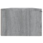 Armarios de pared 2 uds contrachapada gris Sonoma 68x30x20 cm en Estanterías | Comprar online en Foru.es