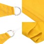 Toldo de vela triangular HDPE amarillo 160 g/m² 4x5x5 m en Sombrillas | Comprar online en Foru.es