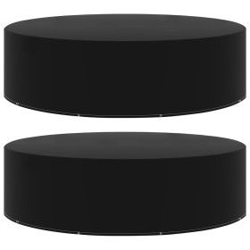 Funda de muebles de jardín 2 uds 10 ojales 205x70 cm de vidaXL, Fundas para muebles de jardín - Ref: Foro24-3082840, Precio: ...
