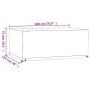 Fundas muebles jardín 2 uds 8 ojales rectangular 180x122x75 cm de vidaXL, Fundas para muebles de jardín - Ref: Foro24-3155347...